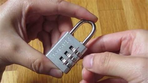 How to Set a Combination Lock .
